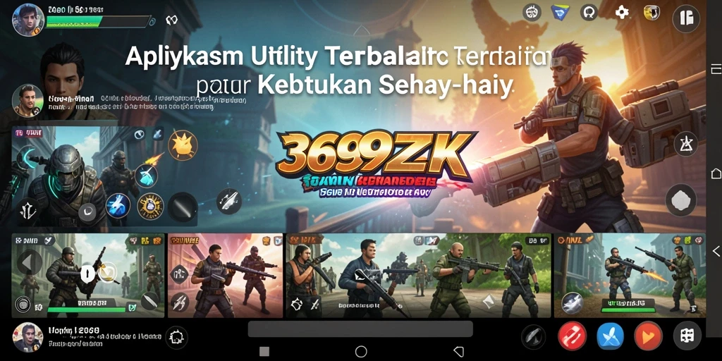 Tampilan utama dari 369ZK yang intuitif dan mudah digunakan.