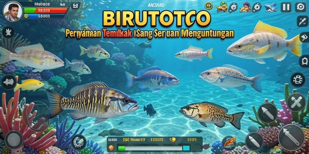 Tampilan gameplay BIRUTOTO yang seru dan penuh warna.