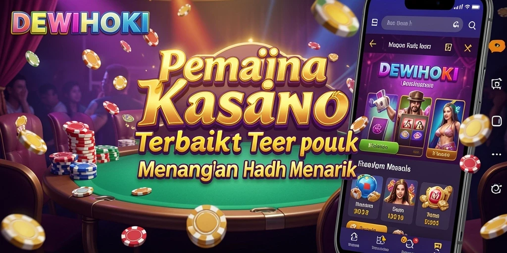 Tampilan menarik saat bermain di DEWIHOKI dengan suasana kasino.