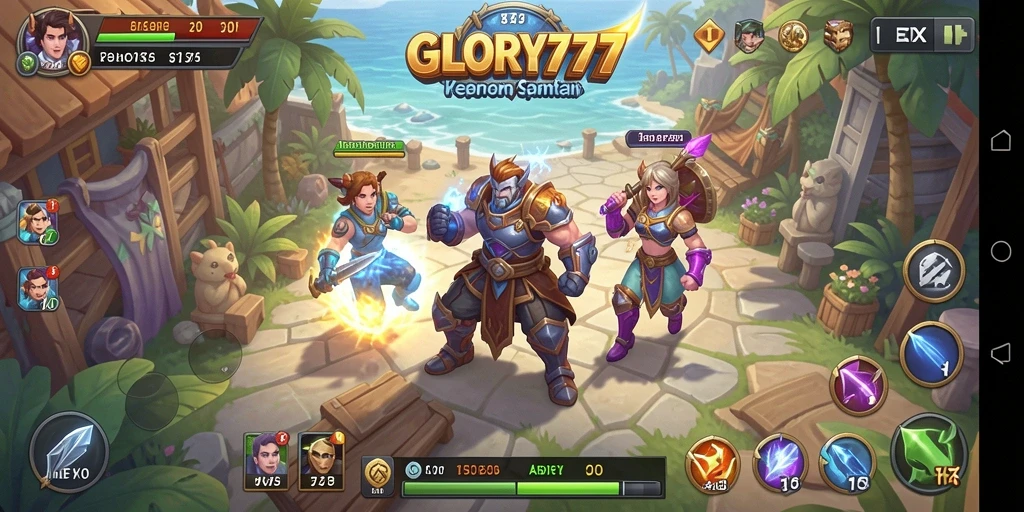 Tampilan menarik dari gameplay GLORY777 yang menampilkan momen mendebarkan.