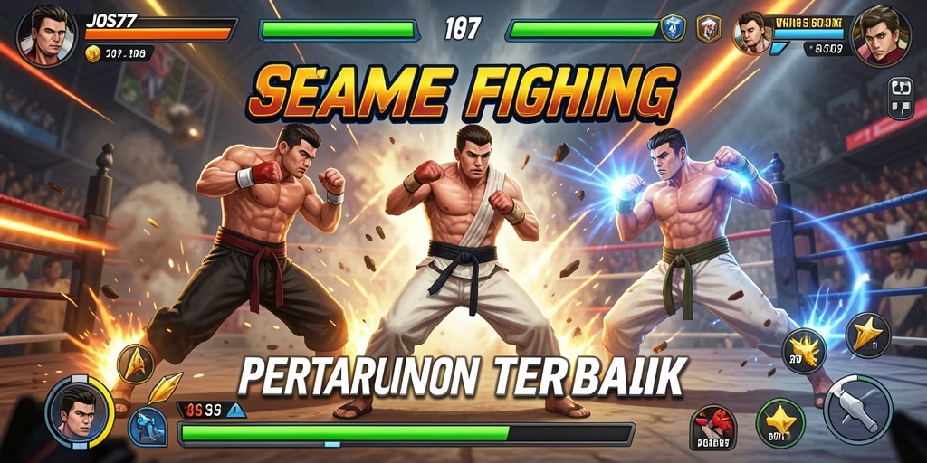 Gameplay JOS77 yang seru dan mendebarkan dalam pertarungan Fighting.