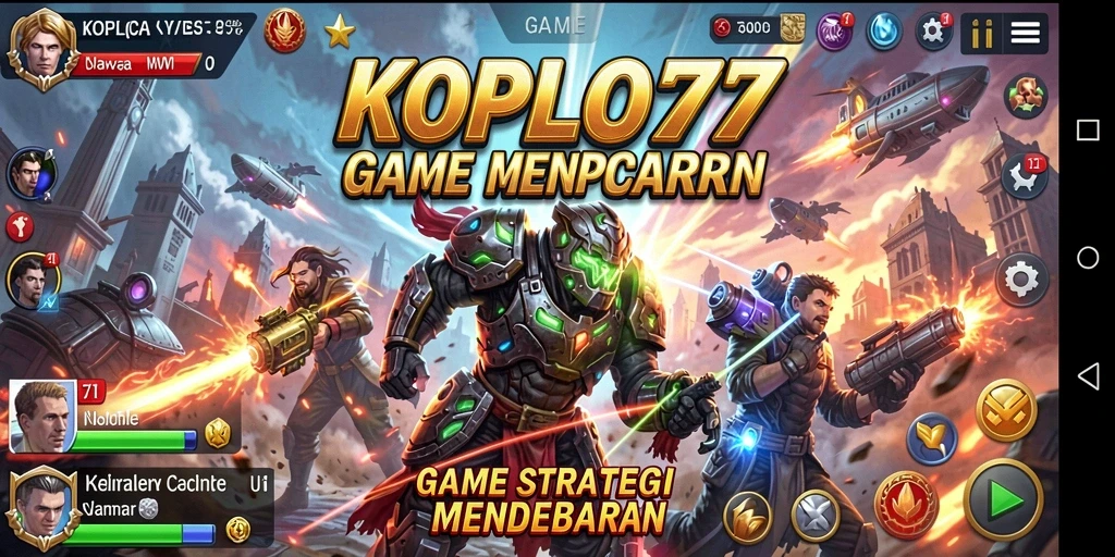 Tampilan gameplay KOPLO77 yang menegangkan dan penuh strategi.