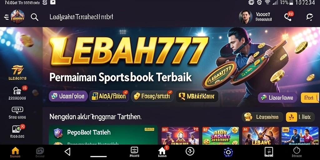 Screenshot LEBAH777 menampilkan fitur taruhan langsung yang menarik.