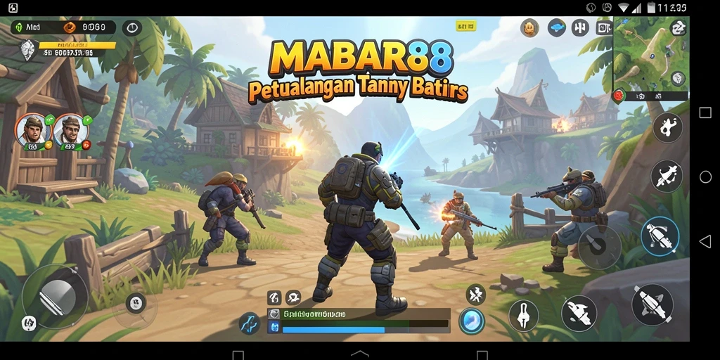 Tampilan menakjubkan gameplay Open World MABAR88 dengan petualangan seru.