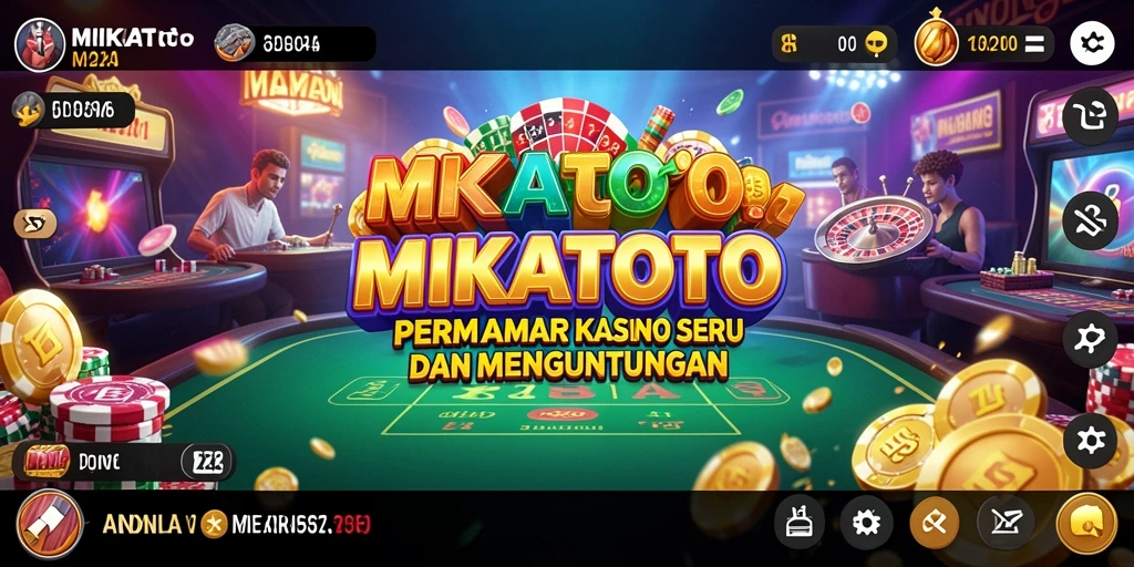 Tampilan gameplay MIKATOTO yang seru dan menegangkan.