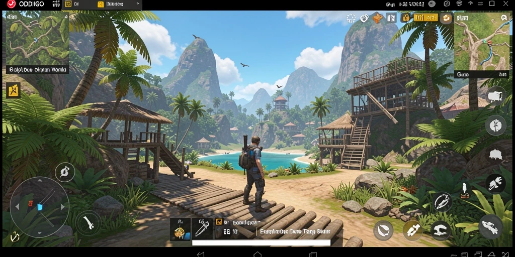 Tampilan gameplay ODDIGO di dunia Open World yang indah.