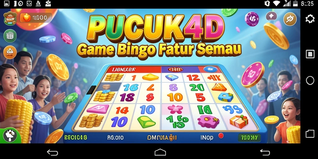 Tampilan gameplay seru dalam PUCUK4D yang menampilkan momen kemenangan di Bingo.