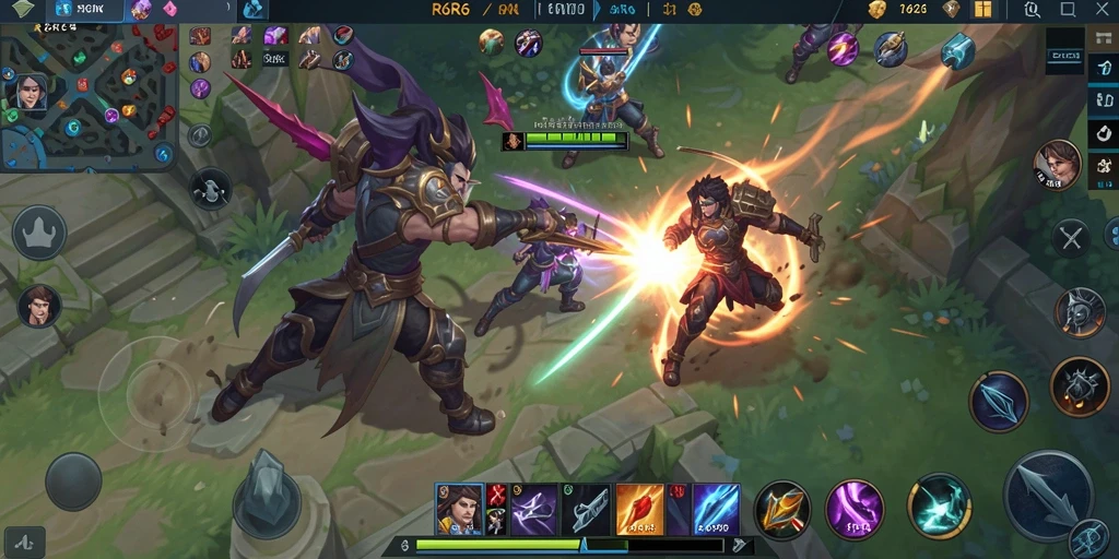Tampilan gameplay seru dalam R6R6 dengan strategi tim yang dinamis.