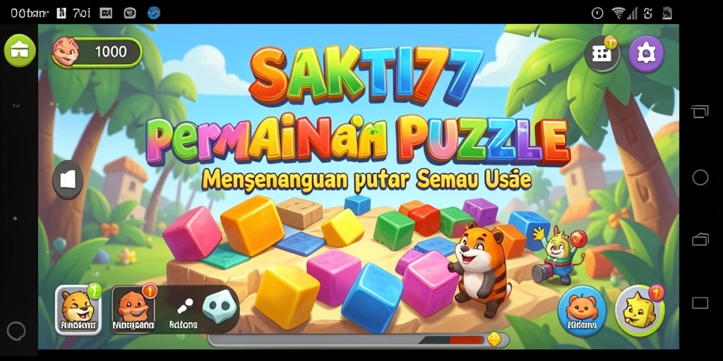Tampilan gameplay menarik dari SAKTI77 yang penuh tantangan puzzle.