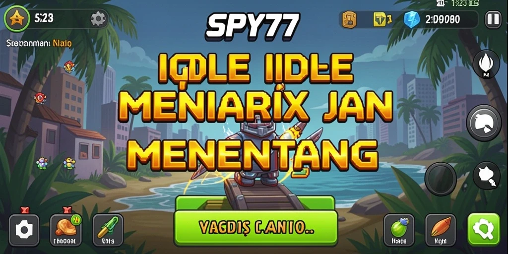 Tangkapan layar menunjukkan gameplay menarik dari SPY77.