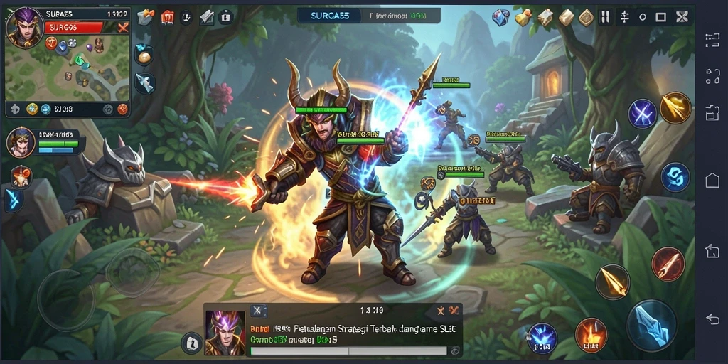 Gameplay SURGA55 yang menarik dan penuh strategi.